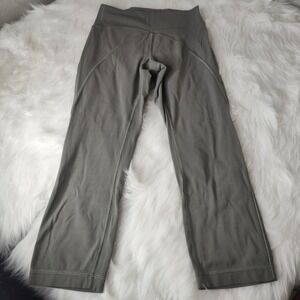 Lululemon Get Centred High Rise Tight 21" Greygreen Sage Size woman's 6